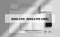 西城私立学校（西城私立学校 红舞鞋）