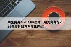 别克商务车2023款图片（别克商务车2023款图片别克车那生