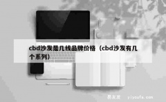 cbd沙发是几线品牌价格（cbd沙发有几个系列）