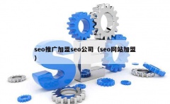 seo推广加盟seo公司（seo网站加盟）