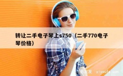 转让二手电子琴上s750（二手770电子琴价格）